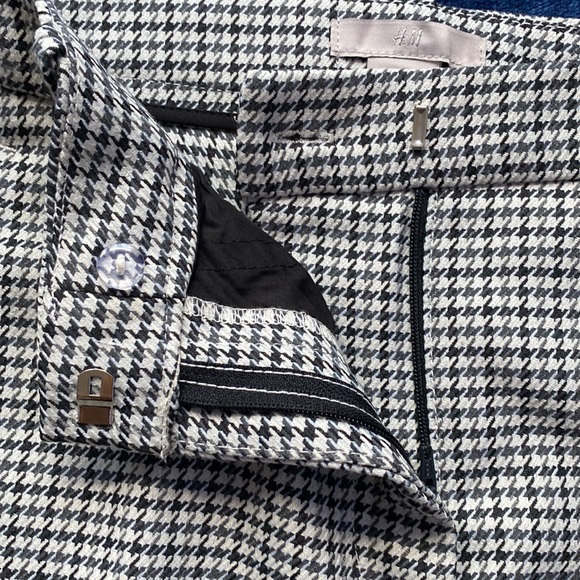 H&M Houndstooth Gray Work Pants - Picture 8 of 8